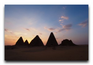 スーダン初の世界遺産。カリマにあるピラミッド群。 Sudan / スーダン