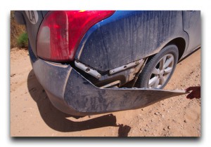 初めての自損事故。レンタカーでやらかしてしまいました。。。 Namibia / ナミビア