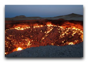 こんな絶景は久々だ!地球規模の超巨大ガスコンロ!! Turkmenistan / トルクメニスタン